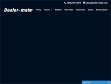 Tablet Screenshot of dealer-mate.com